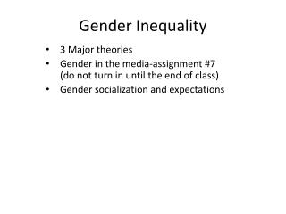 the effects of gender socialization essay Because gender is a social category that organizes virtually every segment of society, there are multiple sources of socialization in children’s gender development besides parents, these potentially include other family members, peer groups, friends, the media, and teachers 11 as children get older and become more autonomous, the influences of. the effects of gender socialization essay Because gender is a social category that organizes virtually every segment of society, there are multiple sources of socialization in children’s gender development besides parents, these potentially include other family members, peer groups, friends, the media, and teachers 11 as children get older and become more autonomous, the influences of.