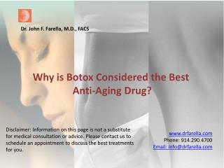 Why is Botox Considered the Best Anti-Aging Drug?