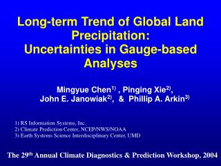 Long-term Trend of Global Land Precipitation: Uncertainties in Gauge-based Analyses