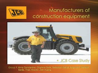 Manufacturers of construction equipment