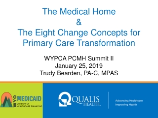 The Medical Home & The Eight Change Concepts for Primary Care Transformation