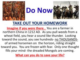 Do Now