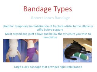 Bandage Types