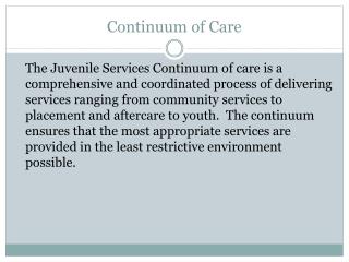 Continuum of Care