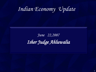 Indian Economy Update