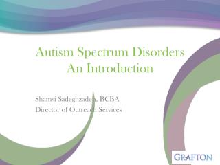 PPT - Autism Spectrum Disorders : Presentations and Co-morbidities in ...