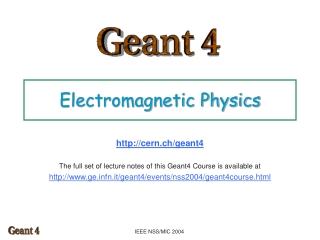 Electromagnetic Physics