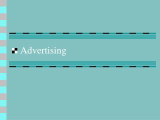 Advertising