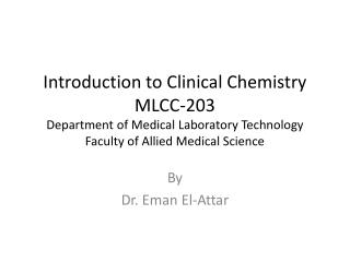 By Dr. Eman El-Attar