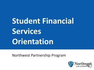 Student Financial Services Orientation