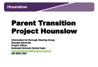 Parent Transition Project Hounslow