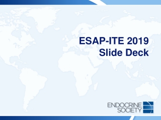 ESAP-ITE 2019 Slide Deck