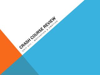 Crash Course Review