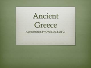 PPT - Ancient Greece PowerPoint Presentation, free download - ID:2356429