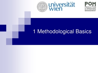 1 Methodological Basics