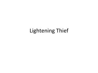 Lightening Thief