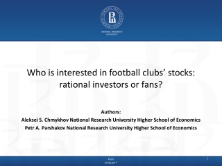 Who is interested in football clubs’ stocks: rational investors or fans?