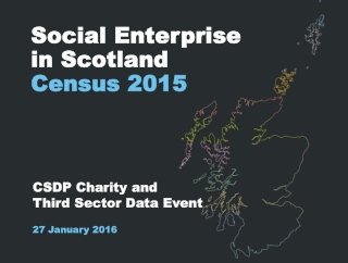 Social Enterprise in Scotland Census 2015