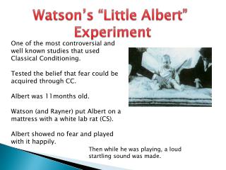 john watson behaviorism experiment