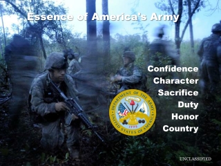 Essence of America's Army