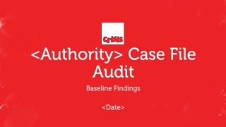 <Authority> Case File Audit
