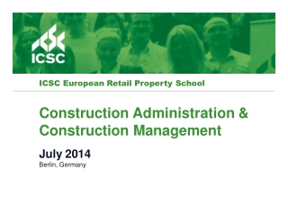 ICSC European Retail Property School