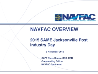 NAVFAC OVERVIEW 2015 SAME Jacksonville Post Industry Day