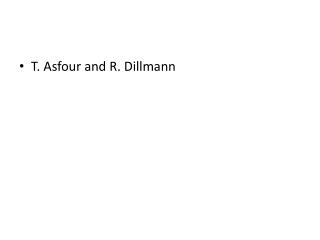 T. Asfour and R. Dillmann