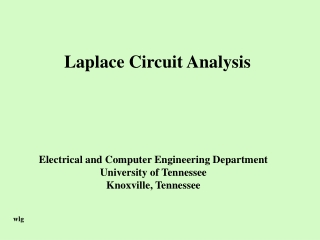 Laplace Circuit Analysis