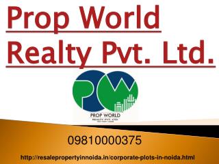 Corporate Plot for Sale in Noida, Corporate Plots in Noida