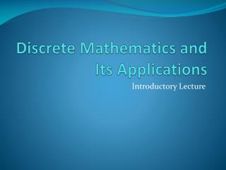 discrete mathematics ensley pdf