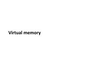 Virtual memory