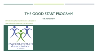 The Good Start Program updated 2/20/2019