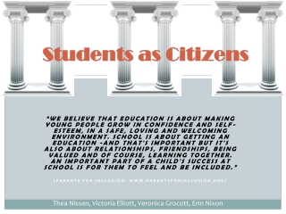 Students as Citizens