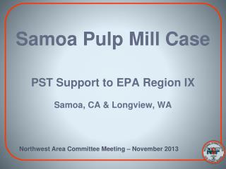 Samoa Pulp Mill Case