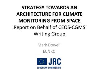 Mark Dowell EC/JRC