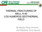 THERMAL FRACTURING OF WELL H-40 LOS HUMEROS GEOTHERMAL FIELD