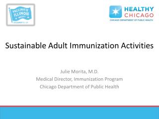 Sustainable Adult Immunization Activities