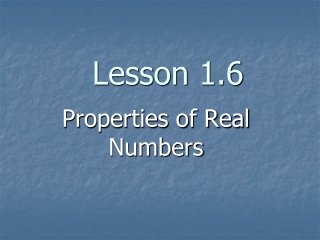 Lesson 1.6