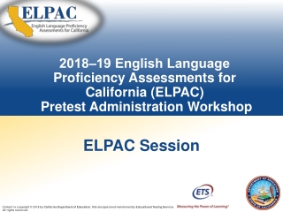 elpac presentation for parents