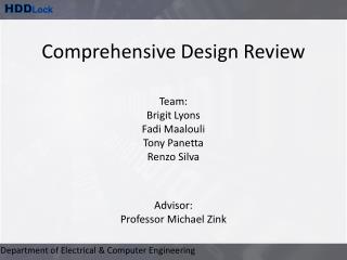 Comprehensive Design Review