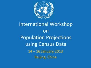 International Workshop on Population Projections using Census Data