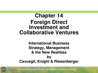 International Business Strategy, Management & the New Realities by Cavusgil, Knight & Riesenberger