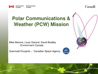 Polar Communications & Weather (PCW) Mission