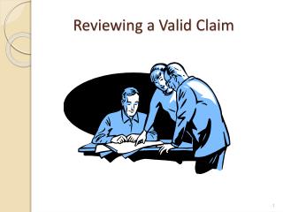 Reviewing a Valid Claim