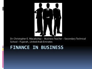 Finance in Business