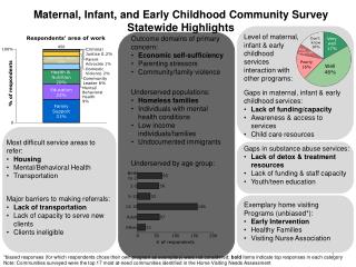 Maternal, Infant, and Early Childhood Community Survey Statewide Highlights