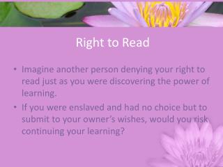 Right to Read
