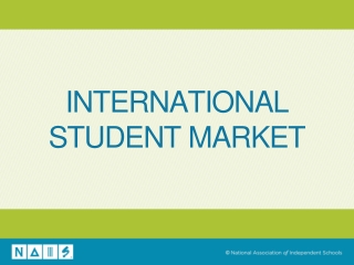 INTERNATIONAL STUDENT MARKET