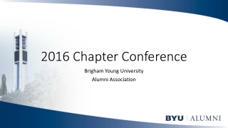 2016 Chapter Conference
